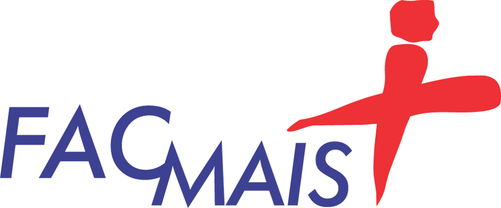 Logo Facmais azul-vermelho